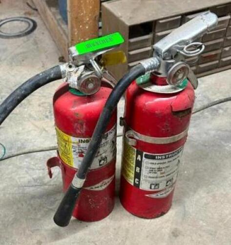 DESCRIPTION: (2) FIRE EXTINGUISHERS QTY: 2