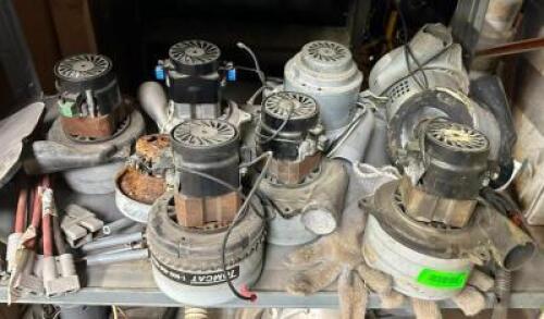 DESCRIPTION: (7) ASSORTED VACUUM MOTORS QTY: 1