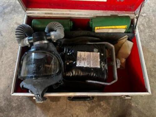DESCRIPTION CHEMOX SELF CONTAINED OXYGEN BREATHING APPARATUS QTY 1
