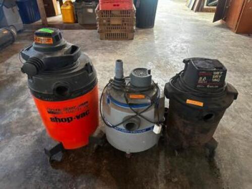 DESCRIPTION (3) ASSORTED VACUUM CLEANERS ADDITIONAL INFORMATION SELLER INDICATES IN WORKING QTY 1