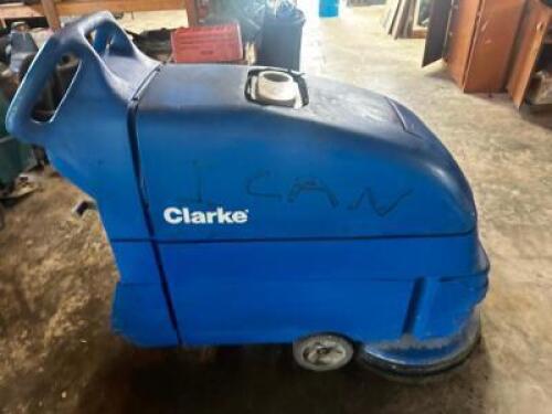 DESCRIPTION CLARKE S20-ENCORE FLOOR SCRUBBER BRAND / MODEL: CLARKE S20-ENCORE ADDITIONAL INFORMATION SELLER INDICATES IN WORKING QTY 1
