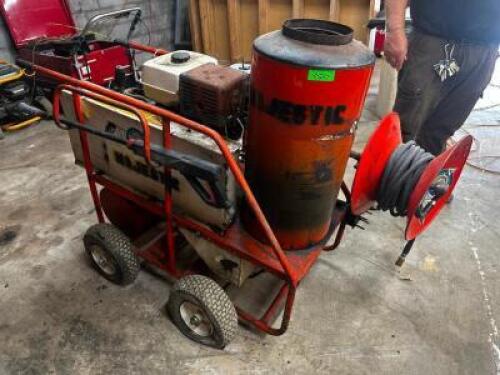 DESCRIPTION ALKOTA HOTSY PRESSURE WASHER ADDITIONAL INFORMATION W/ NEW PUMP. SELLER INDICATES IN WORKING ORDER QTY 1