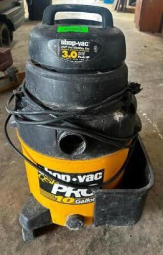 DESCRIPTION SHOP VAC 10 GALLON WET DRY SHOP VAC QTY 1