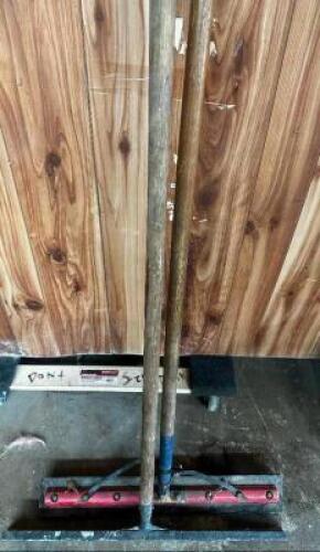 DESCRIPTION (2) FOAM SQUEEGEES THIS LOT IS: ONE MONEY QTY 1