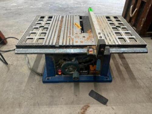 DESCRIPTION WEN 10" TABLE SAWS QTY 1
