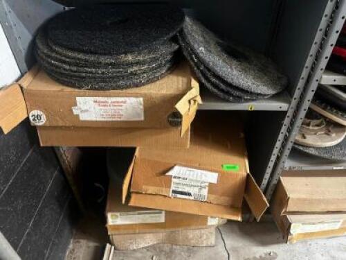 DESCRIPTION (1) LOT OF ASSORTED SCRUBBER PADS. THIS LOT IS: ONE MONEY QTY 1