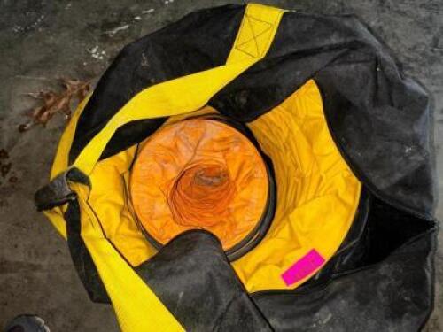 DESCRIPTION CANVAS BAG W/ ACCORDION DUCT TUBING QTY 1