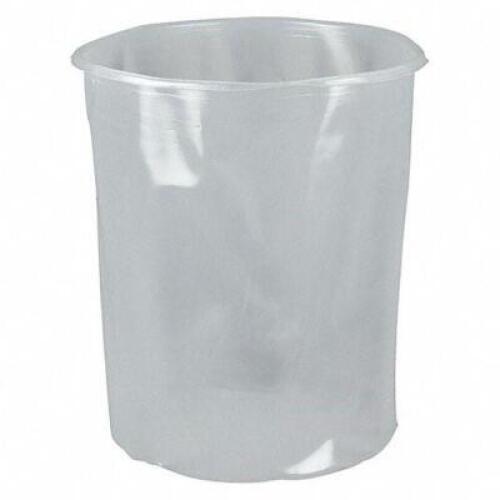 PAIL LINER, 5 GAL CAPACITY, FDA COMPLIANT, 14 IN LENGTH, 15 MIL, (100 CT)