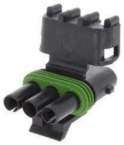 DELPHI WEATHER PACK 3 WAY BLACK SEALED FEMALE CONNECTOR (800 CT)