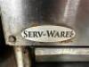 DESCRIPTION SERV-WARE 48" FLAT TOP GRILL. FOUR BURNERS BRAND / MODEL: SERV-WARE ADDITIONAL INFORMATION NATURAL GAS. CHEF BASE NOT INCLUDED SIZE 48" LO - 4