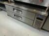 DESCRIPTION ATOSA 52" TWO DRAWER REFRIGERATED CHEFS BASE. BRAND / MODEL: ATOSA ADDITIONAL INFORMATION 115 VOLT, 1 PHASE. IN WORKING ORDER SIZE 52" LOC