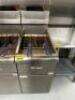 DESCRIPTION MAGIC CHEF 40 LB. GAS DEEP FRYER W/ (2) BASKETS BRAND / MODEL: MAGIC CHEF MCC3F40A ADDITIONAL INFORMATION NATURAL FAS LOCATION KITCHEN QTY