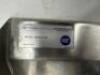 DESCRIPTION WALL MOUNTED STAINLESS HAND SINK . BRAND / MODEL: SERV-WARE HS15S-CWP ADDITIONAL INFORMATION W/ TOWEL AND SOAP DISPENSER LOCATION KITCHEN - 2