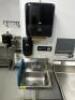 DESCRIPTION WALL MOUNTED STAINLESS HAND SINK . BRAND / MODEL: SERV-WARE HS15S-CWP ADDITIONAL INFORMATION W/ TOWEL AND SOAP DISPENSER LOCATION KITCHEN - 3