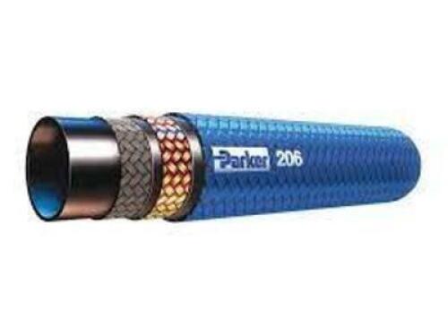 275FT HYDRAULIC AIR BRAKE HOSE 1-3/8 ID DOUBLE FIBER AND STEEL WIRE BRAID PKR FIBER COVER BLUE