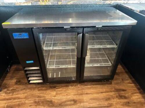DESCRIPTION ARCTIC AIR TWO DOOR GLASS DOOR BACK BAR COOLER BRAND / MODEL: ARCTIC AIR ABB48GZ ADDITIONAL INFORMATION NEW 2021, 115 VOLT, 1 PHASE LOCATI