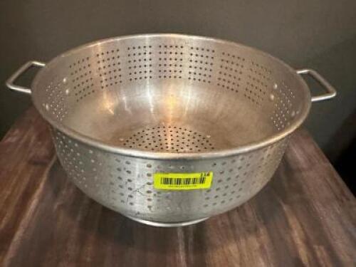 DESCRIPTION 16" ALUMINUM COLANDER LOCATION SEATING QTY 1
