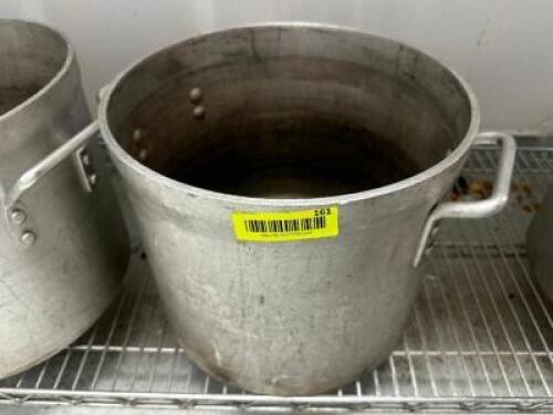DESCRIPTION 20 QT ALUMINUM STOCK POT LOCATION KITCHEN QTY 1