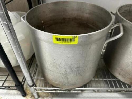 DESCRIPTION 20 QT ALUMINUM STOCK POT LOCATION KITCHEN QTY 1