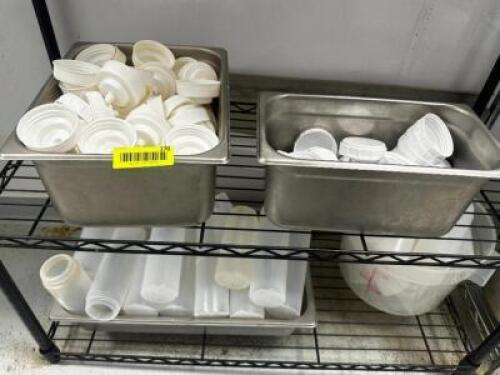 DESCRIPTION (1) LOT OF PLASTIC SQUEEZE BOTTLES AND LIDS. THIS LOT IS: ONE MONEY LOCATION KITCHEN QTY 1