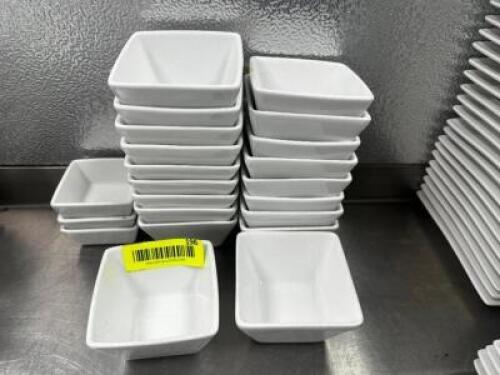 DESCRIPTION (1) LOT OF ASSORTED CHINA RAMEKINS THIS LOT IS: ONE MONEY LOCATION KITCHEN QTY 1