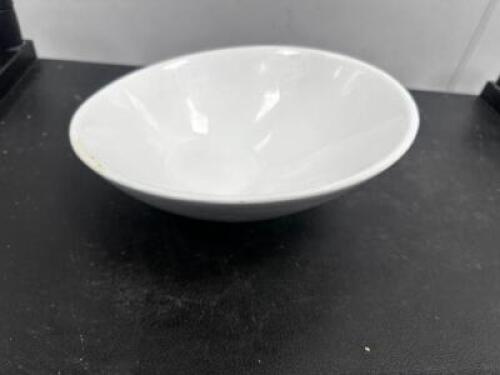 DESCRIPTION (12) 9.5" CHINA BOWLS SIZE 935" THIS LOT IS: SOLD BY THE PIECE LOCATION KITCHEN QTY 12