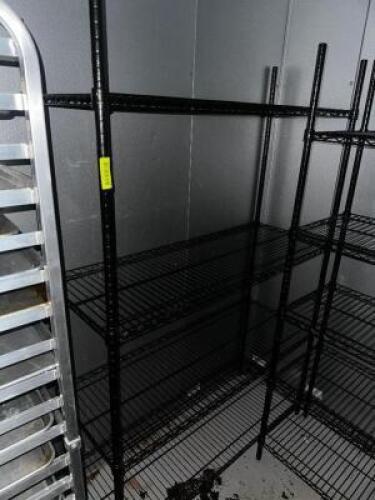 DESCRIPTION 48" X 18" FOUR TIER WIRE SHELF. LOCATION BASEMENT QTY 1