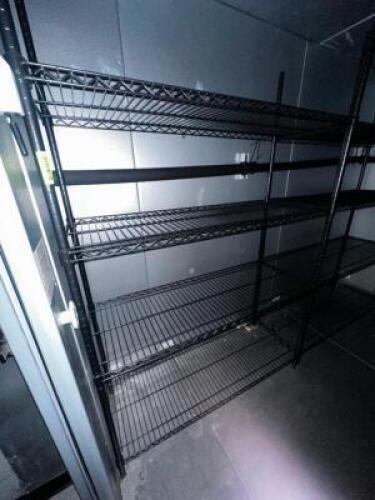 DESCRIPTION 48" X 18" FOUR TIER WIRE SHELF. LOCATION BASEMENT QTY 1