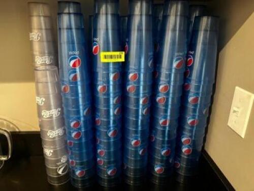 DESCRIPTION (120) PLASTIC PEPSI TUMBLERS THIS LOT IS: SOLD BY THE PIECE LOCATION BAR QTY 120