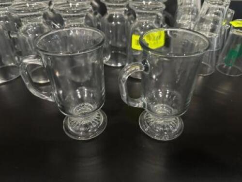 DESCRIPTION (16) IRISH COFFEE MUGS THIS LOT IS: SOLD BY THE PIECE LOCATION BAR QTY 16