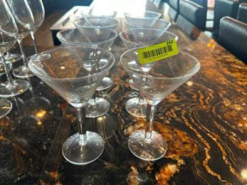 DESCRIPTION (8) MARTINI GLASSES THIS LOT IS: SOLD BY THE PIECE LOCATION BAR QTY 2