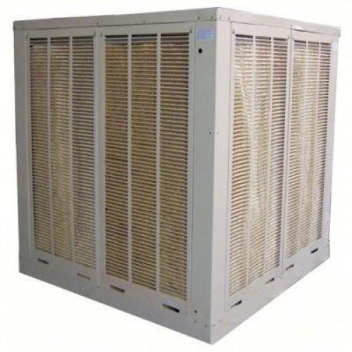 DESCRIPTION: (1) DUCTED EVAPORATIVE COOLERBRAND/MODEL: CHAMPION #5FTT4INFORMATION:&nbsp;4000 to 10,000 sq ft, 14,000 to 21,000 cfmSIZE: 62" X 62" X 61 1/4"RETAIL$: $4323.15 EAQTY: 1
