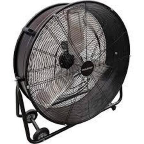 DESCRIPTION: (1) DIRECT DRIVE HEAVY DUTY FANBRAND/MODEL: PRO-SOURCE #31196793INFORMATION: BLACK, 1/2HP, 110 RPMSIZE: 30" FAN BLADERETAIL$: $499.00 EAQTY: 1
