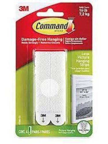 DESCRIPTION: (2) CASES OF (24) PICTURE HANGING STRIPS BRAND/MODEL: 3M COMMAND #17206-ES RETAIL$: $34.89 EA QTY: 2
