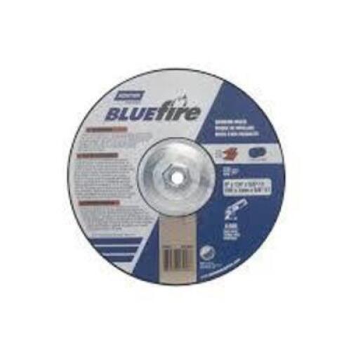 DESCRIPTION: (1) BLUE FIRE GRINDING WHEEL BRAND/MODEL: NORTON #N17043 INFORMATION: TYPE 27 SIZE: 7" X 1/4" X 5/8" - 11 RETAIL$: $16.46 EA QTY: 1