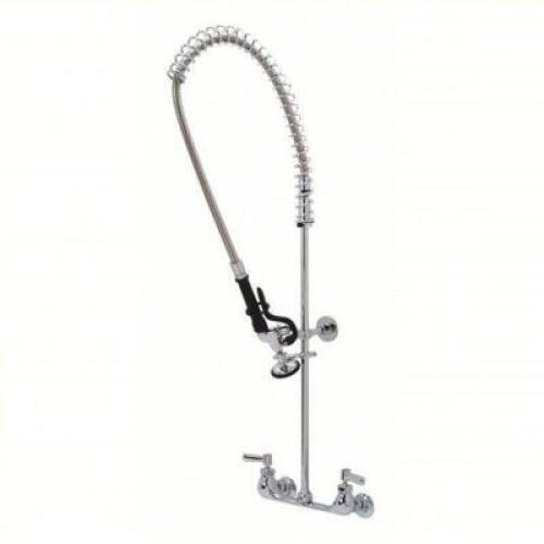 DESCRIPTION: (1) PRE RINSE FAUCET, GOOSENECK BRAND/MODEL: ZURN #48RT53 INFORMATION: CHROME FINISH SIZE: 1.6 GPM FLOW RATE RETAIL$: $492.36 EA QTY: 1
