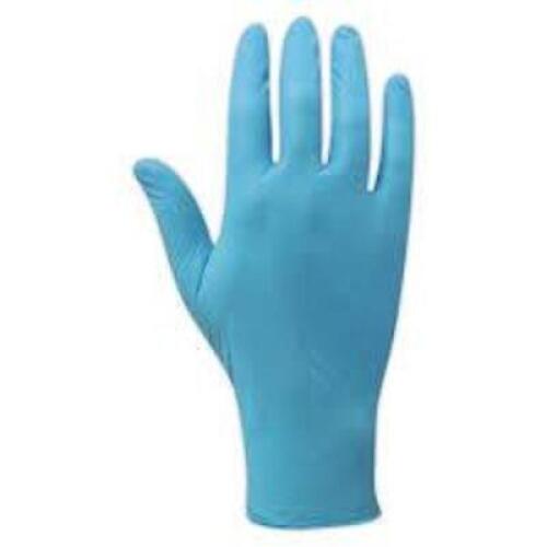 DESCRIPTION: (5) BOXES OF (100) COMFORTFLEX DISPOSABLE GLOVES BRAND/MODEL: MAGID #T9558 INFORMATION: BLUE SIZE: LARGE RETAIL$: $34.00 EA QTY: 5