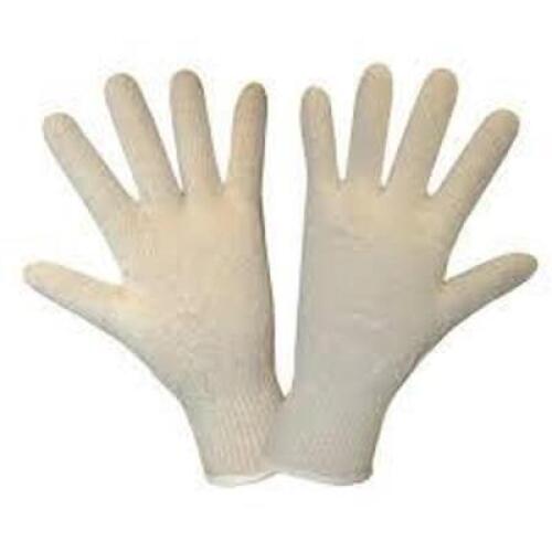 DESCRIPTION: (2) PACKS OF (12) PAIRS OF WORK GLOVES BRAND/MODEL: CORDOVA #3480L INFORMATION: WHITE COTTON AND POLYESTER SIZE: LARGE RETAIL$: $6.46 PER