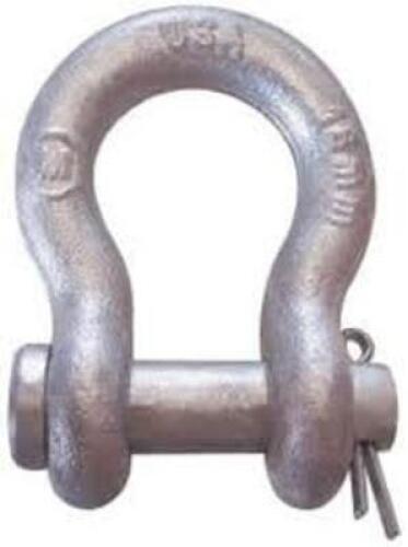 DESCRIPTION: (6) ANCHOR SHACKLE BRAND/MODEL: CM INFORMATION: ALLOY, GALVANIZED, 3.3 TON CAPACITY SIZE: 1/2" RETAIL$: $23.99 EA QTY: 6