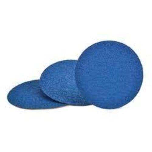 DESCRIPTION: (1) BOX OF (50) PSA SANDING DISC BRAND/MODEL: SUPERIOR ABRASIVES #17507 INFORMATION: BLUE ZIRCONIA, 50 ZIRC SIZE: 6" RETAIL$: $199.04 TOT
