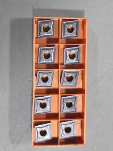 DESCRIPTION: (20) CARBIDE TURNING INSERT BRAND/MODEL: ISCAR CNMG 432-M3M IC806 RETAIL$: $323.00 QTY: 20