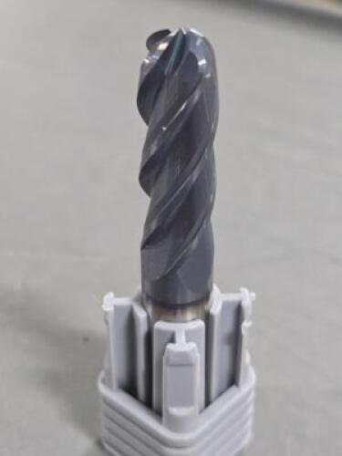 DESCRIPTION: (2) CARBIDE BALL END MILL BRAND/MODEL: HARVEY TOOL 970624-C6 SIZE: 3/8" DIA 1-1/8" LOC RETAIL$: $159.20 QTY: 2