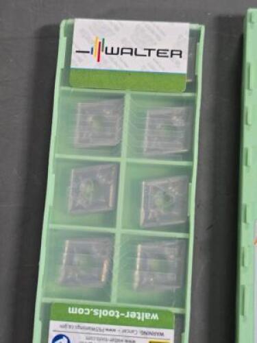 DESCRIPTION: (20) CARBIDE TURNING INSERT BRAND/MODEL: WALTER CNGG120408-NFT RETAIL$: $416.00 QTY: 20