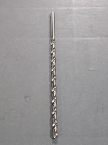 DESCRIPTION: (4) HSS EXTRA-LENGTH DRILL BITS BRAND/MODEL: PRECISION TWIST DRILL 57416 SIZE: 1/4" DIA 8"OAL RETAIL$: $172.62 QTY: 4