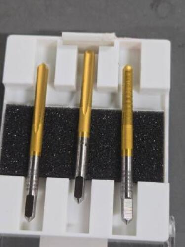DESCRIPTION: (6) HSS STRAIGHT FLUTE TAPS BRAND/MODEL: WIDELL 766892 SIZE: #8-56 RETAIL$: $73.71 QTY: 6