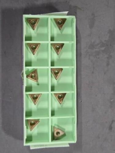 DESCRIPTION: (20) CARBIDE TURNING INSERTS BRAND/MODEL: WALTER TCMT110204-PS5 RETAIL$: $294.00 QTY: 20