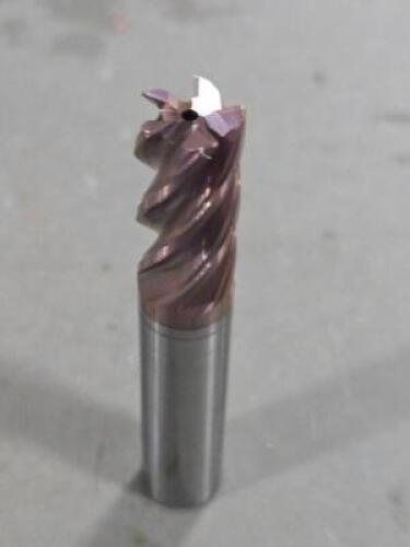 DESCRIPTION: (1) CARBIDE CORNER RADIUS END MILL BRAND/MODEL: SGS 37433 SIZE: 1/2" DIA 1" LOC 0.0300" RAD RETAIL$: $159.86 QTY: 1