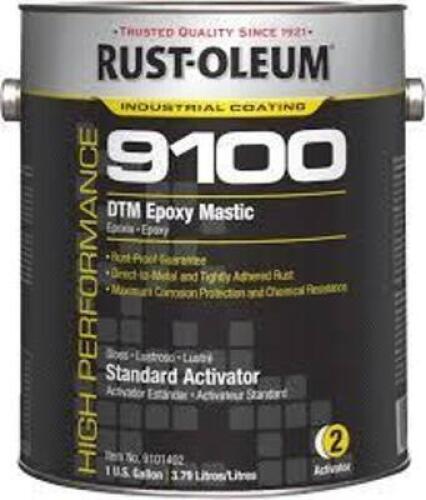 DESCRIPTION: (1) DTM EPOXY MASTIC BRAND/MODEL: RUST-OLEUM 9100 INFORMATION: PART 2 ONLY/ACTIVATOR SIZE: 1 GALLON RETAIL$: $220.00 EA QTY: 1
