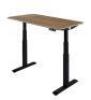 DESCRIPTION: (1) ELECTRIC STANDING DESK BRAND/MODEL: SEVILLE/OFF65813 INFORMATION: WALNUT & BLACK/WEIGHT CAPACITY: 264 LBS RETAIL$: 349.99 SIZE: 54" X
