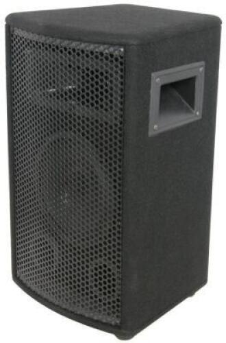 DESCRIPTION: (1) PASSIVE PA SPEAKER BRAND/MODEL: QTX/QT12 INFORMATION: 250W MAX, 125W RMS SIZE: 12" SPEAKER, 400 x 370 x 605mm QTY: 1